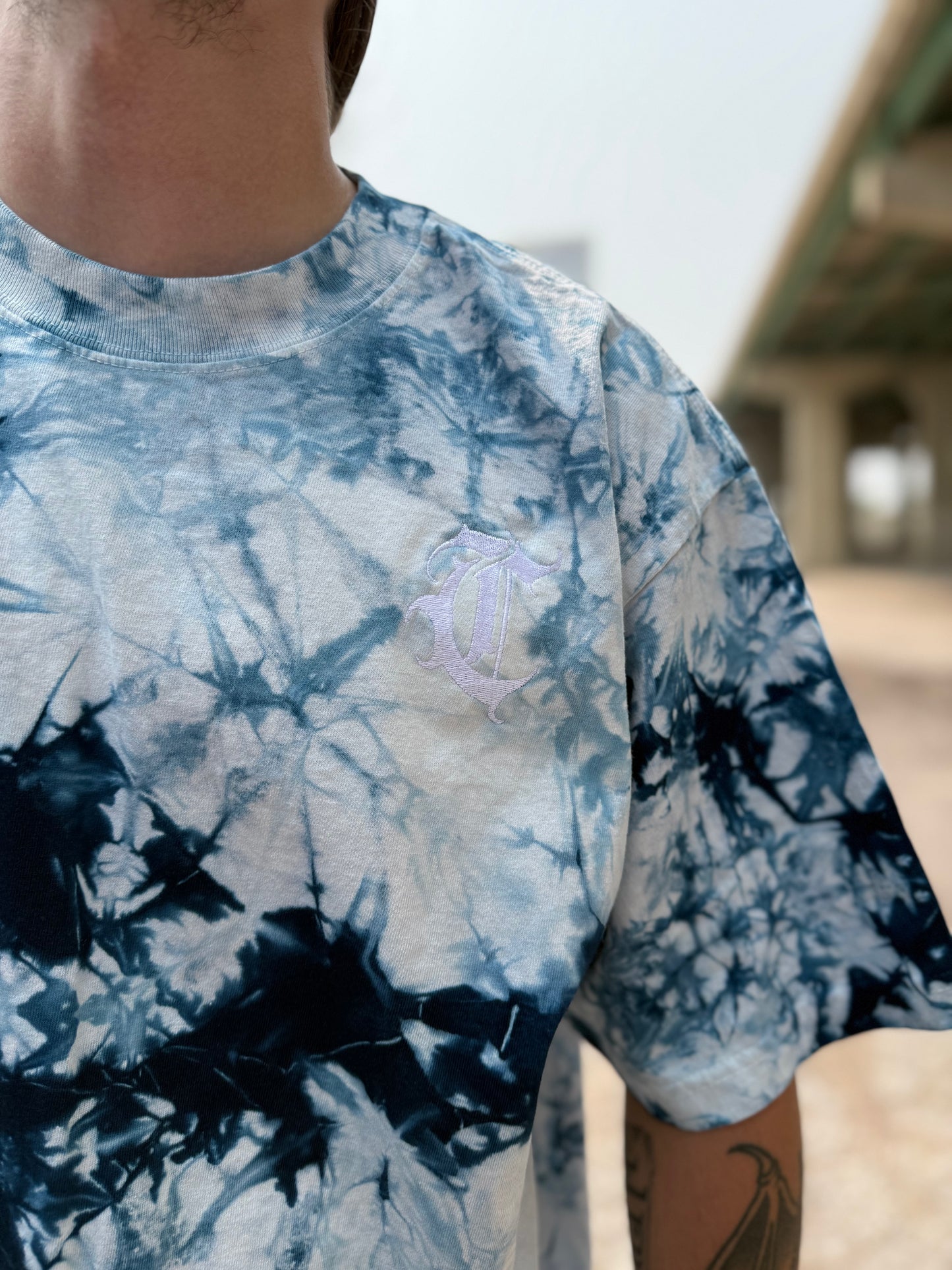 Oversized tie-dye t-shirt