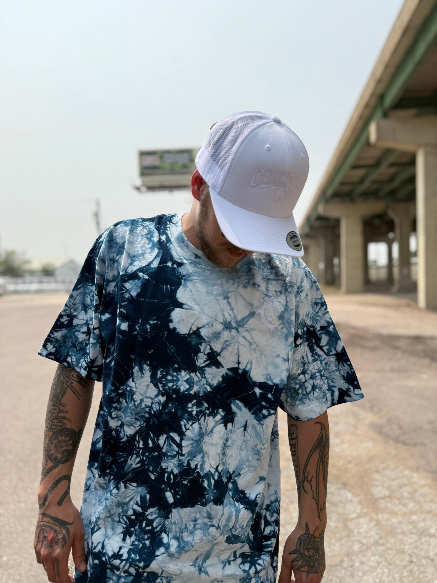 Oversized tie-dye t-shirt