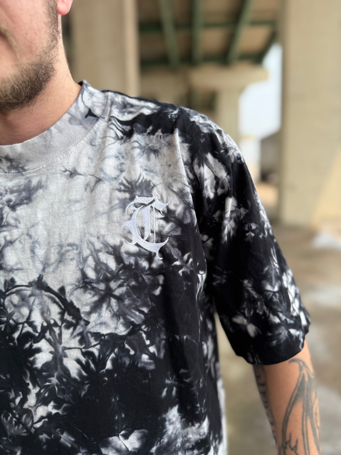 Oversized tie-dye t-shirt