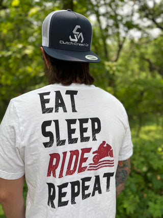 Eat Sleep Ride Unisex t-shirt