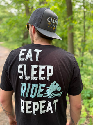 Eat Sleep Ride Unisex t-shirt