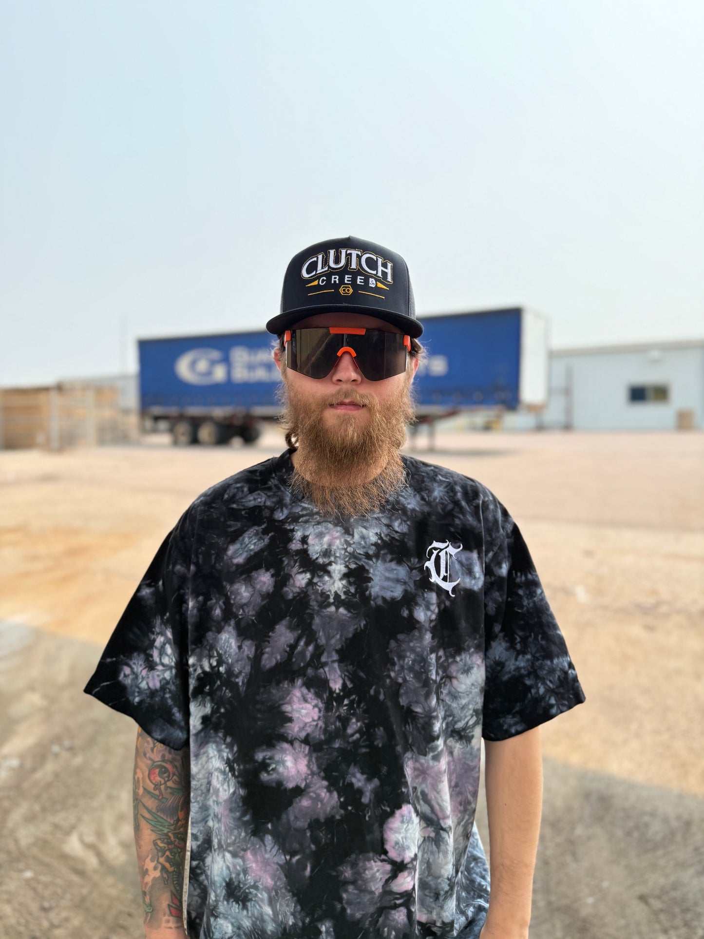Oversized tie-dye t-shirt