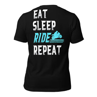 Eat Sleep Ride Unisex t-shirt